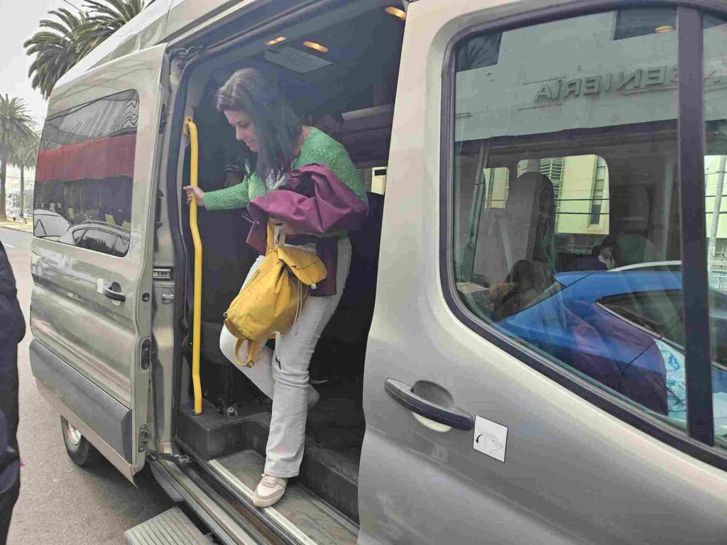 Transporte turístico en Santiago